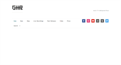 Desktop Screenshot of goldenhourrecords.com